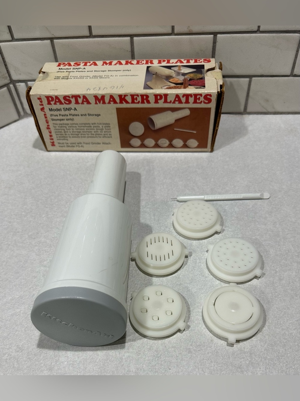 KitchenAid Pasta Maker Plates Stand Mixer for Food Grinder Attachment